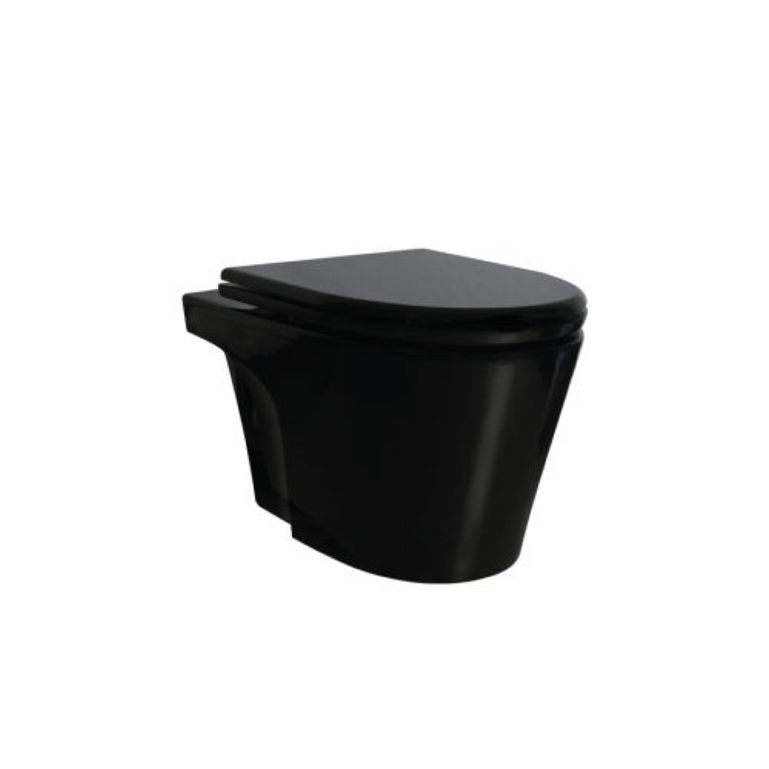 Marina - inodoro de colgar (negro) FERRUM