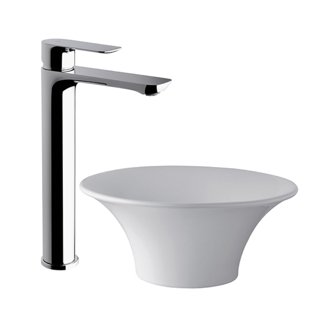 Coty - monocomando lavatorio alto - 0181.02/d9-cr FV