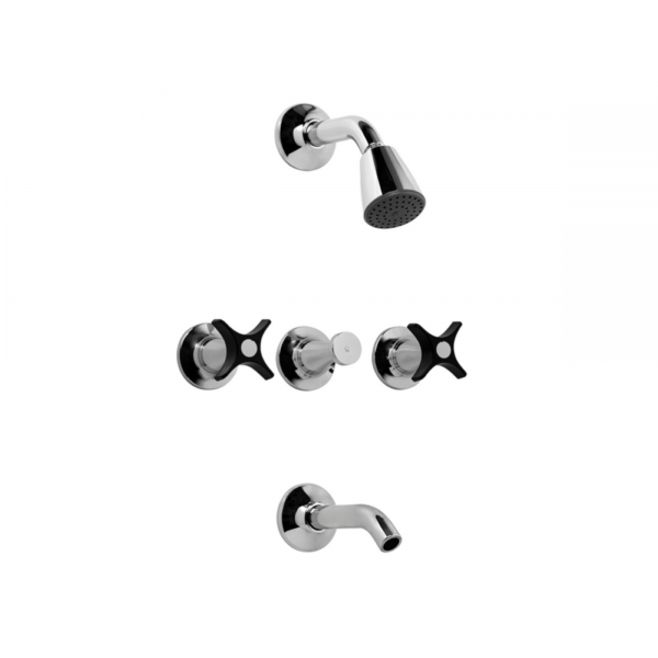 Petalo - juego para banera y ducha  0103/m3-nc FV