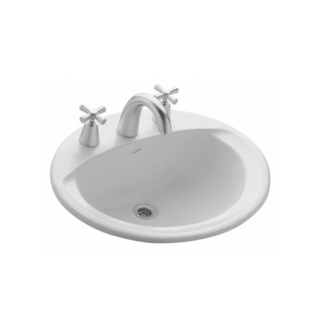 Armonica - lavatorio  oval sobre mesada 3 ag FERRUM