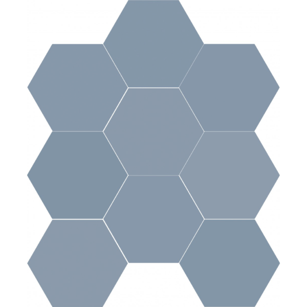 Dune megalos - chicago hexa ocean - 21.5x25 - porcelanato DUNE