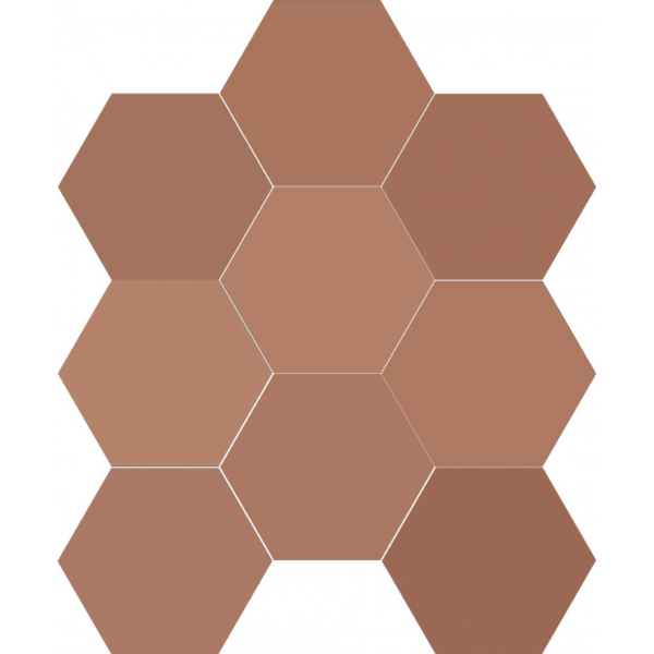 Dune megalos - chicago hexa ginger - 21.5x25 - porcelanato DUNE