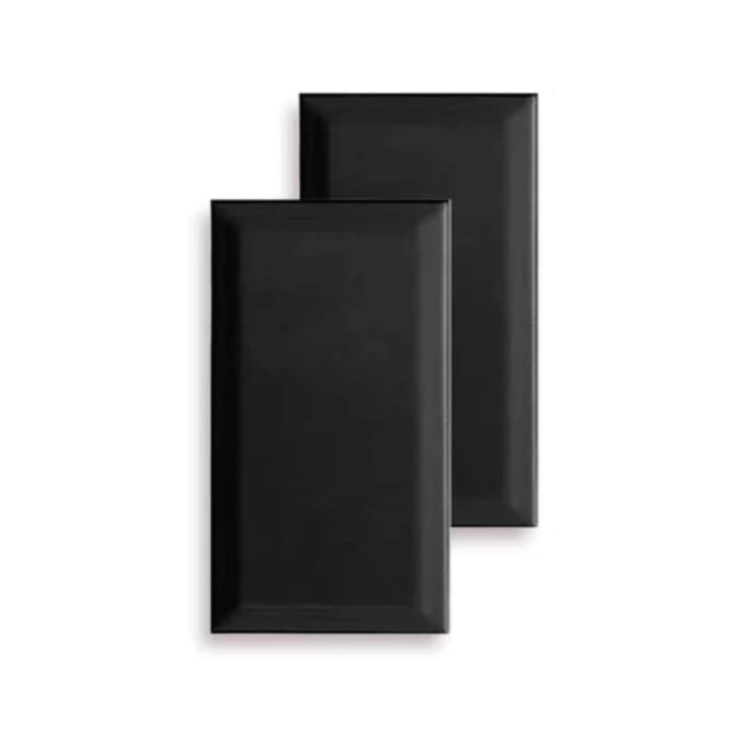 Eliane - subway negro biselado -10x20 POLCOM DESIGN