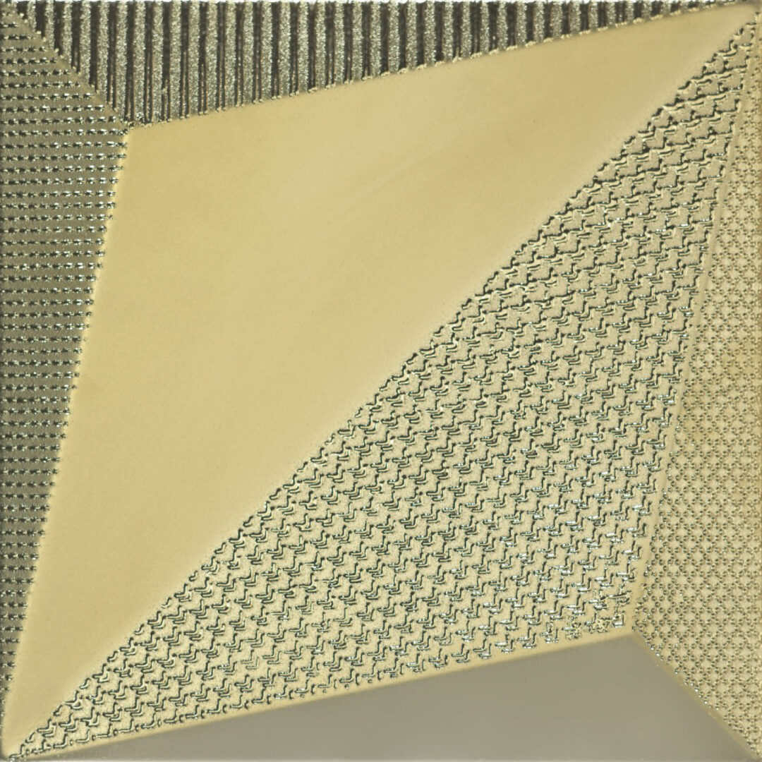 Shapes - origami gold DUNE