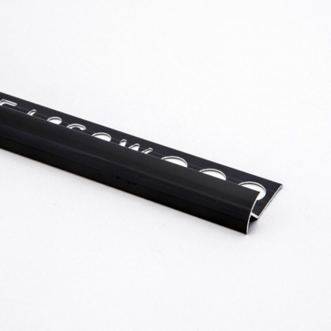Guardacanto aluminio - negro MOLDUMET