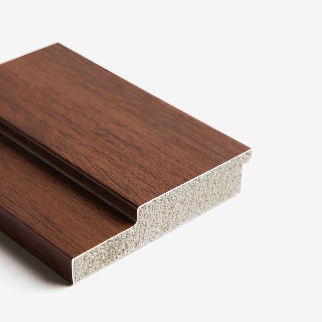 Liston de encastre eps marron oscuro - 75x16mm - MOLDUMET