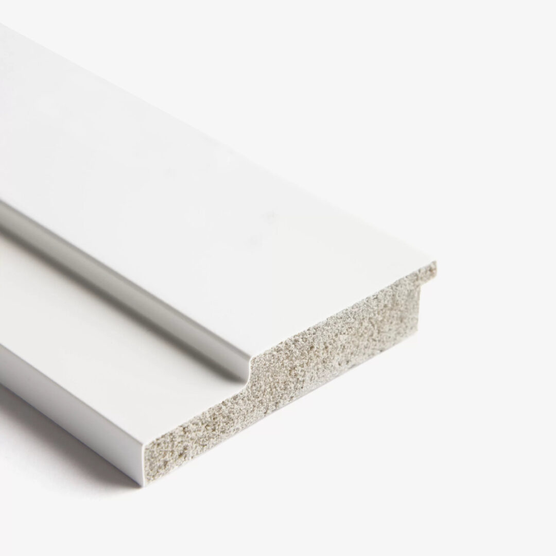 Liston de encastre eps blanco - 75x16mm - MOLDUMET