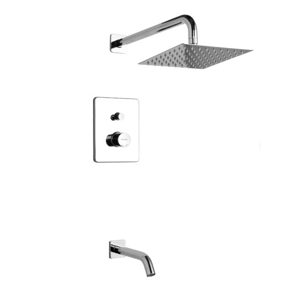 Lounge  - ducha embutir c/ transf  monocomando- cod 10706 PIAZZA