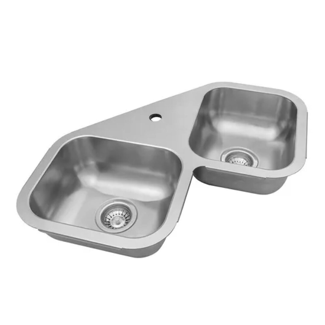 Pileta acero 304 esquinera - axa d78 a* JOHNSON