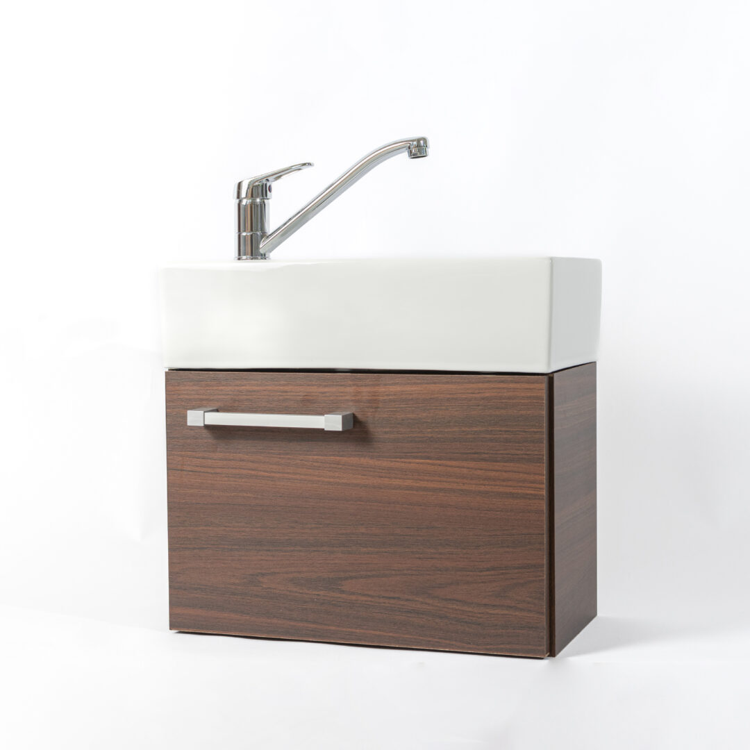 Compact c/ mesada sint - blanco brillante- 45cm WATER VAN