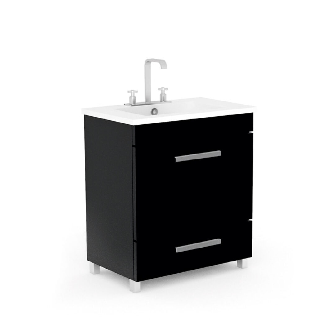 Logan de pie c/ mesada loza - wengue - 60cm WATER VAN